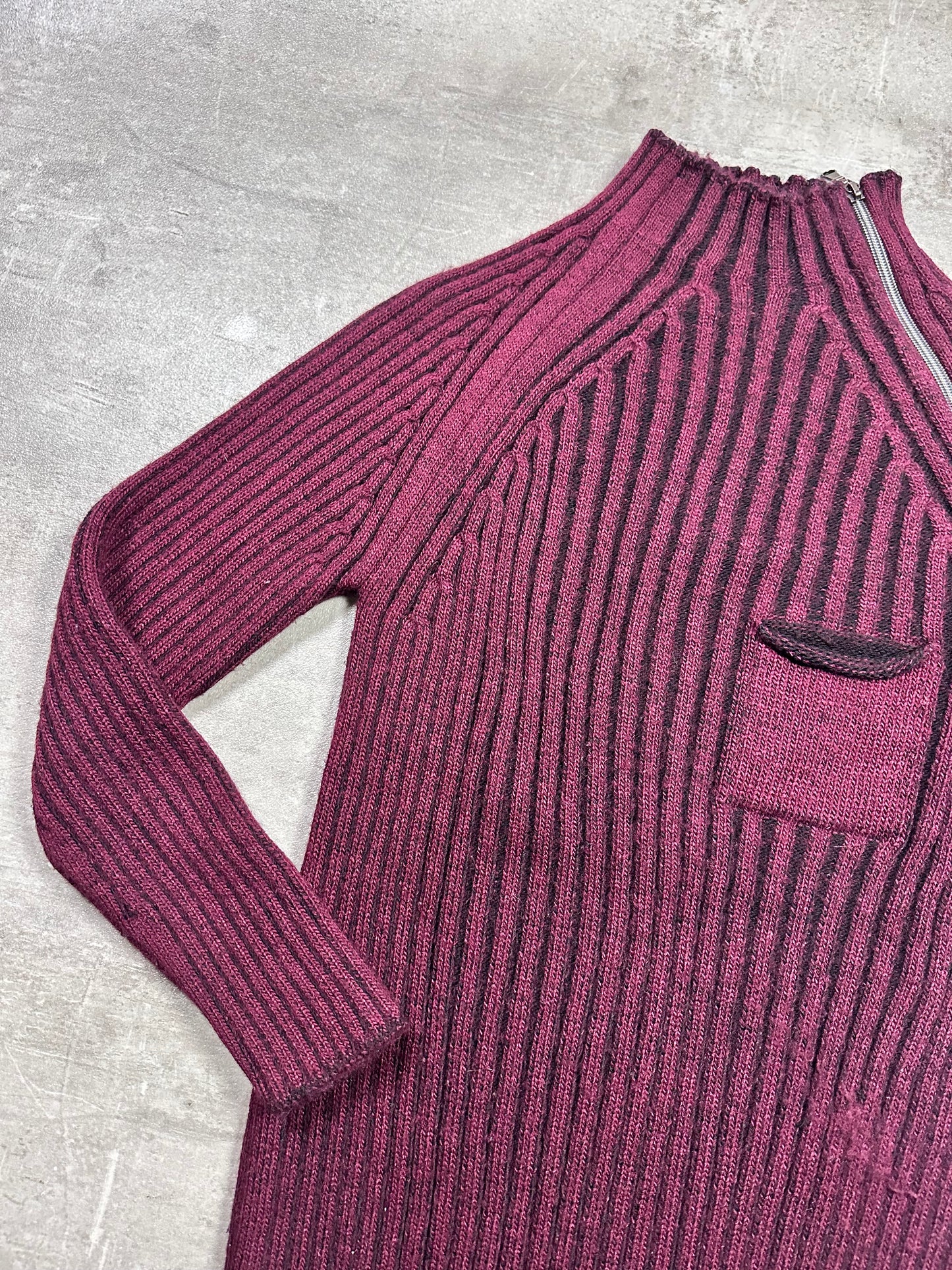 2000s NECK ZIP WOMAN SWEATER