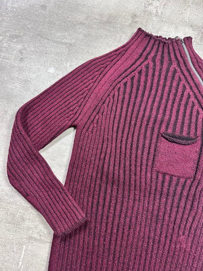 2000s NECK ZIP WOMAN SWEATER