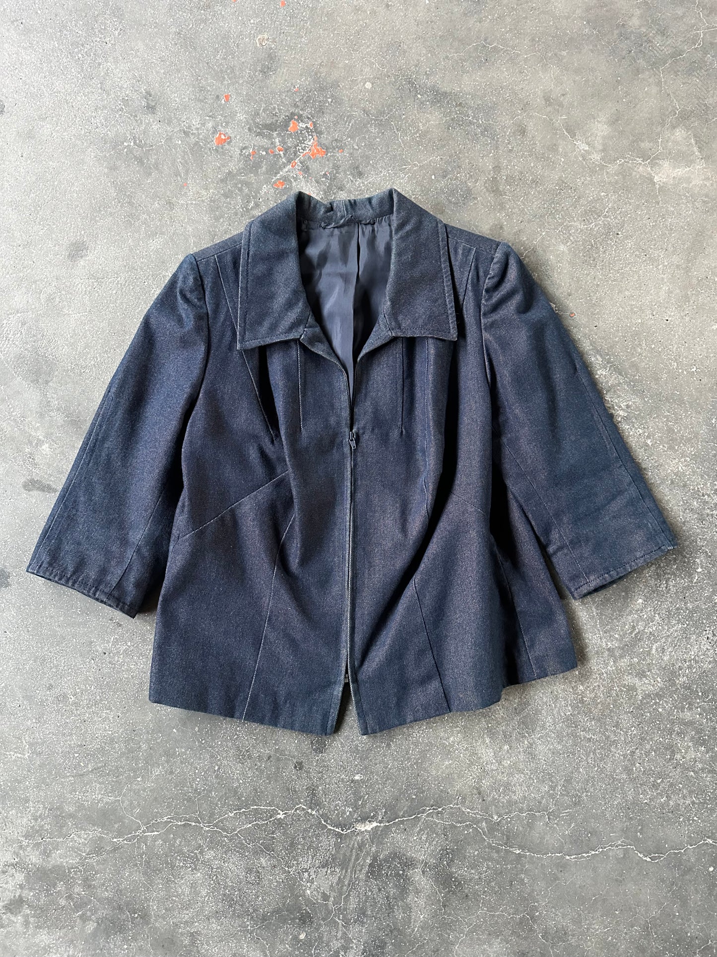 UNGARO PARIS CROP BLAZER JACKET