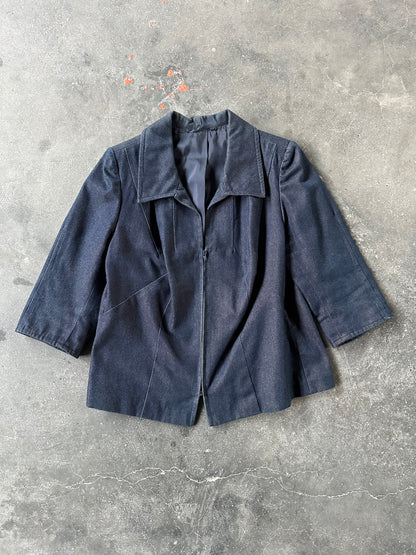 UNGARO PARIS CROP BLAZER JACKET