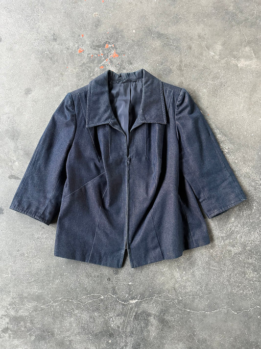 UNGARO PARIS CROP BLAZER JACKET