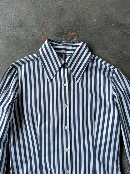 WOMAN STRIPES CROP SHIRTS