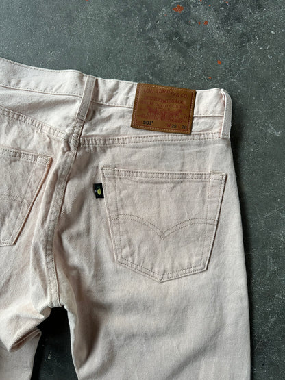LEVIS 501 PINK "LEMON TAG" DENIM 28/28