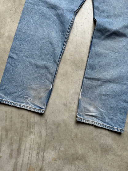 LEVIS 501 REPAIRED DENIM 36/32