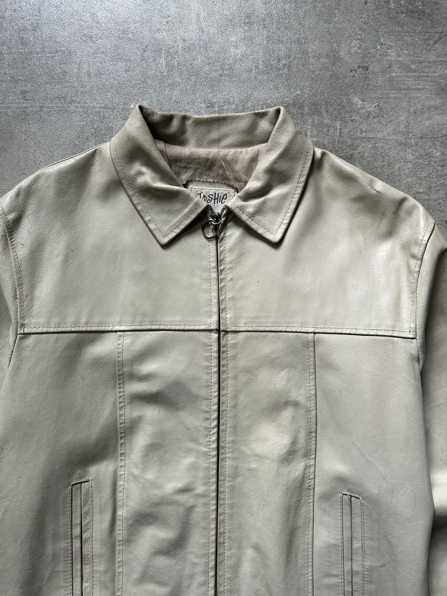 1990's "JOSIE" WHITE CROPPED JACKET