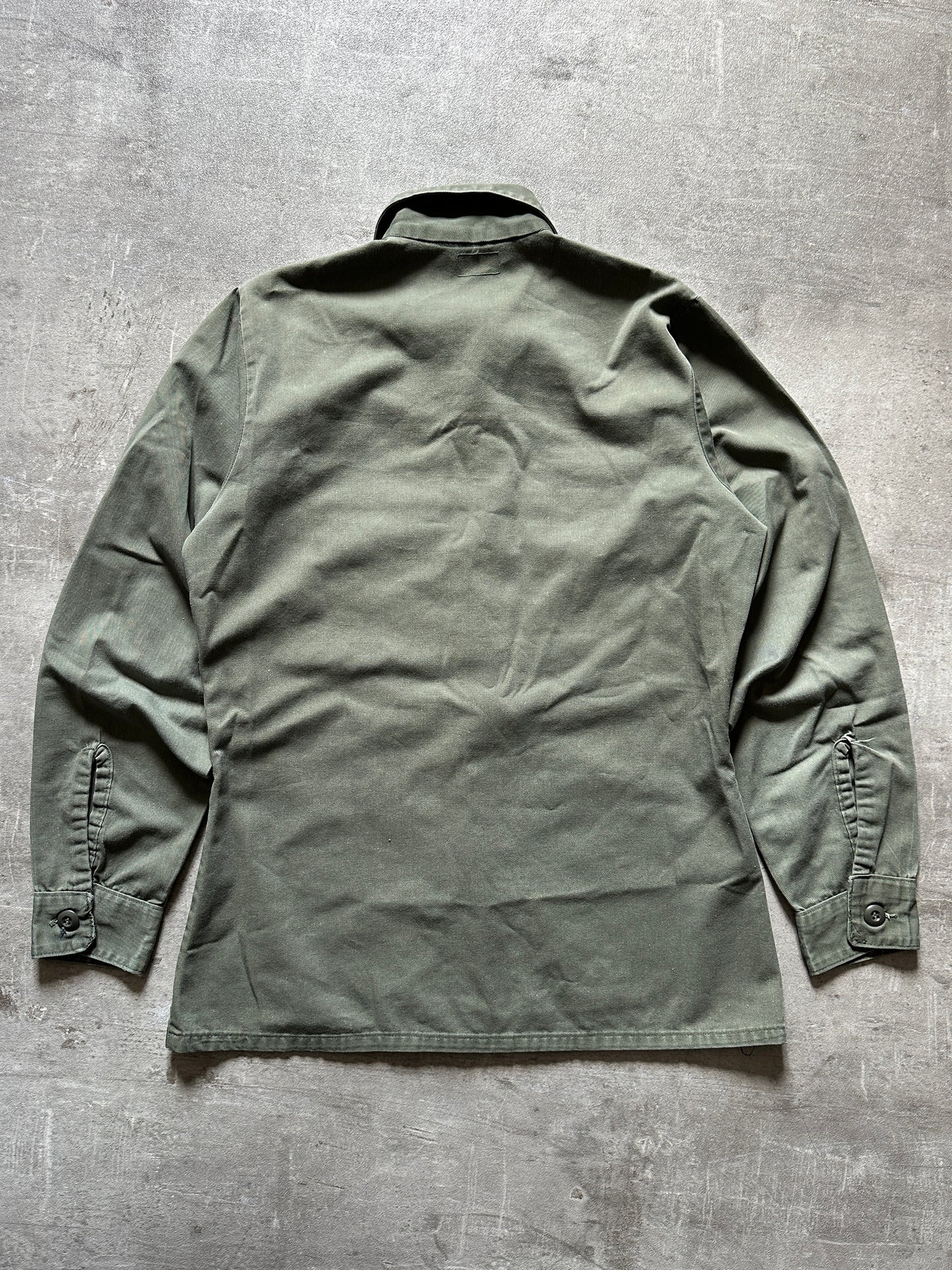 1970's U.S. ARMY OG 507 UTILITY SHIRT