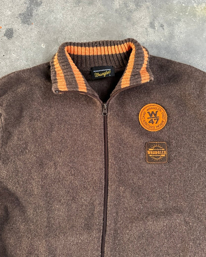 WRANGLER ZIP UP SWEATER