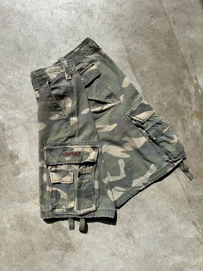 VINTAGE AEROPOSTALE CAMO SHORTS