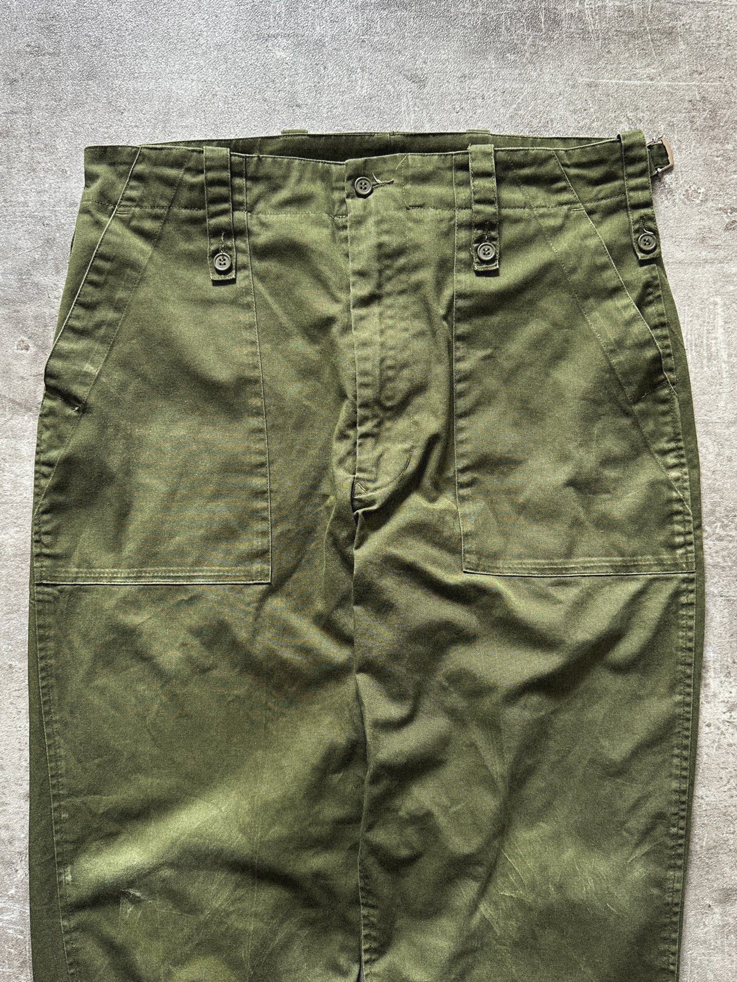 1980's FATIGUE BRITISH ARMY OG PANTS