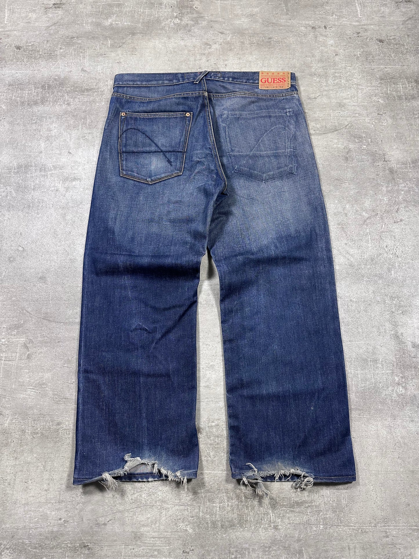 2000s GUESS HIP HOP DENIM W36