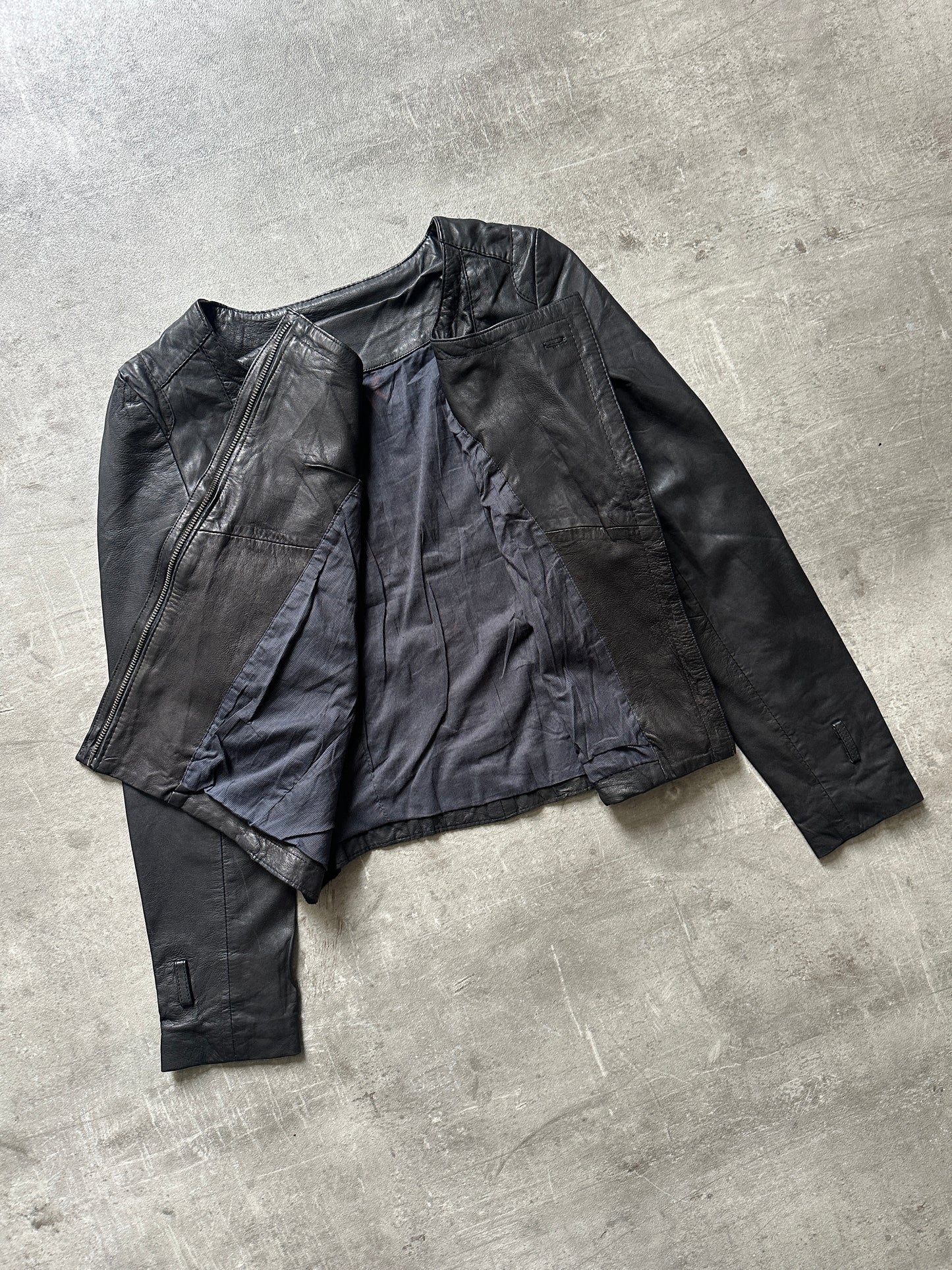 2000's MOTORCYCLE LEATHER JACKET