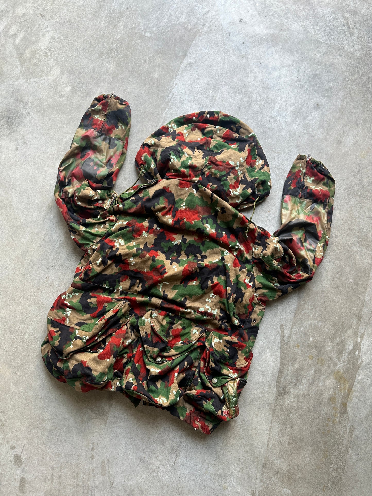 1980's M70 SWISS ARMY "ALPENFLAGE CAMO" JACKET
