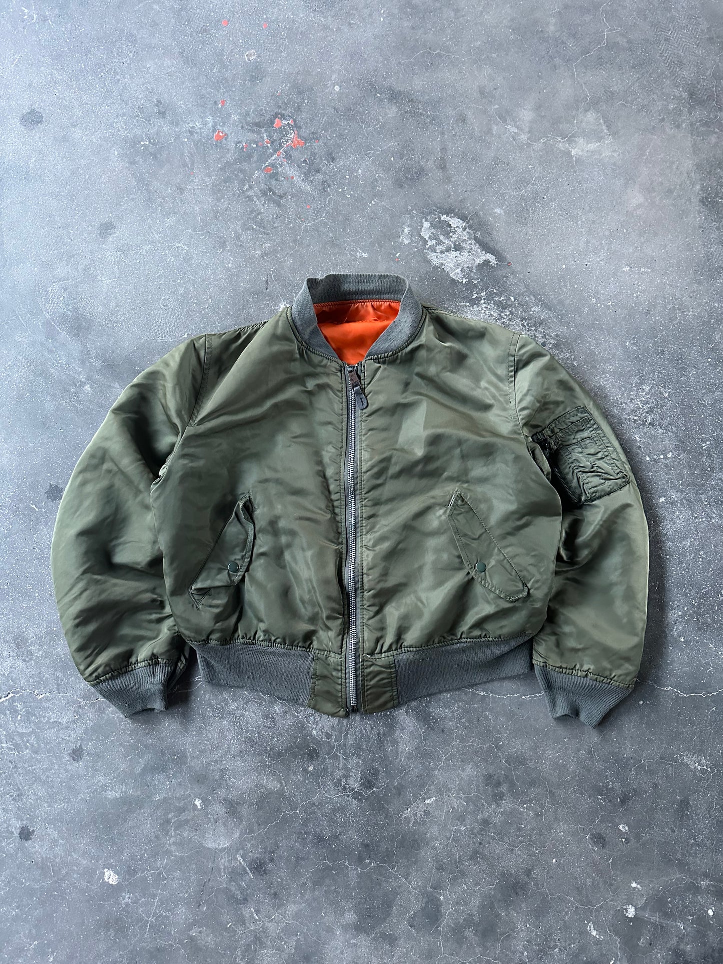 1990's ALPHA MA-1 FLIGHT JACKET