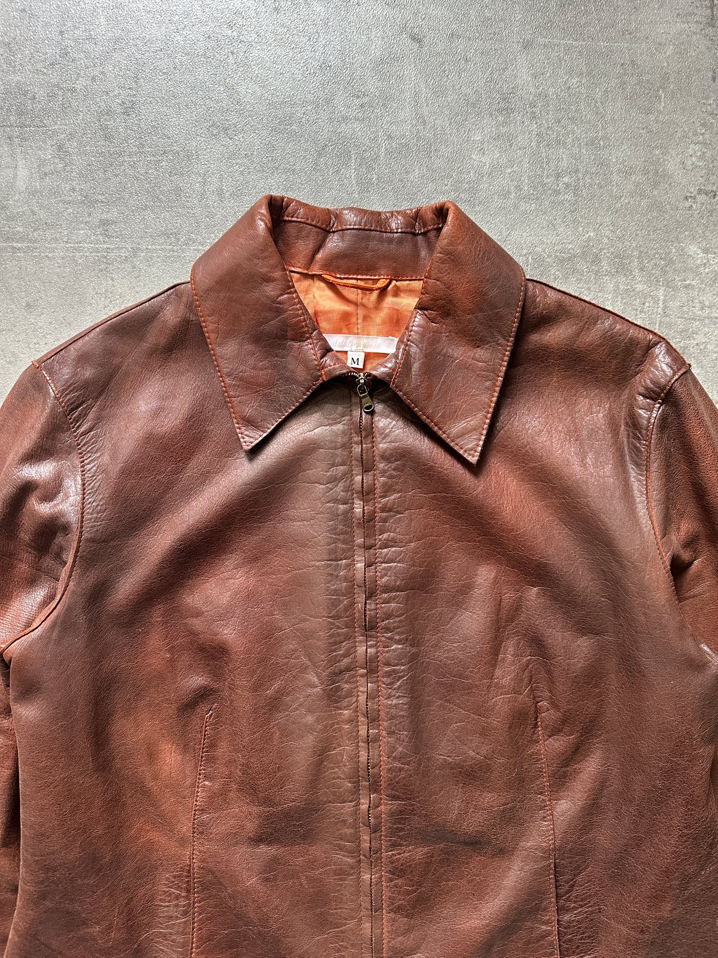 1970's ORANGE CROPPED JACKET