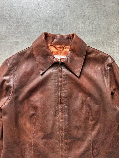 1970's ORANGE CROPPED JACKET