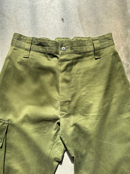 VINTAGE GREEN CAMO SHORTS