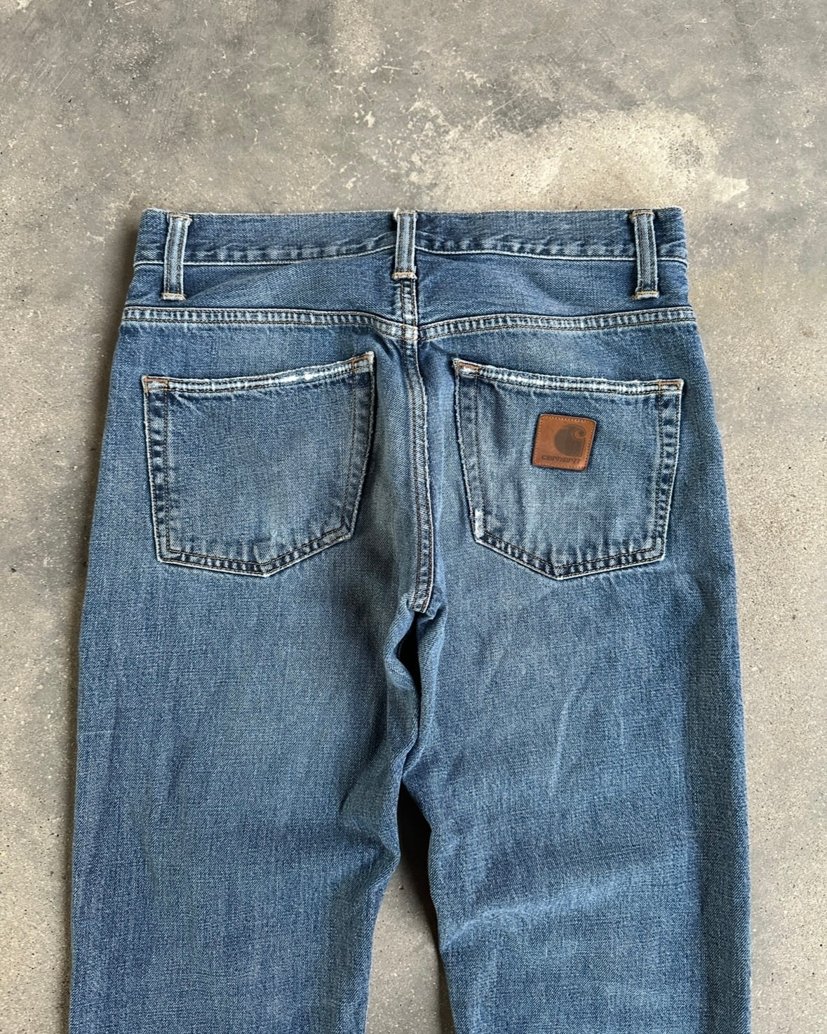 CARHARTT DISTRESSED DENIM PANTS 29x32
