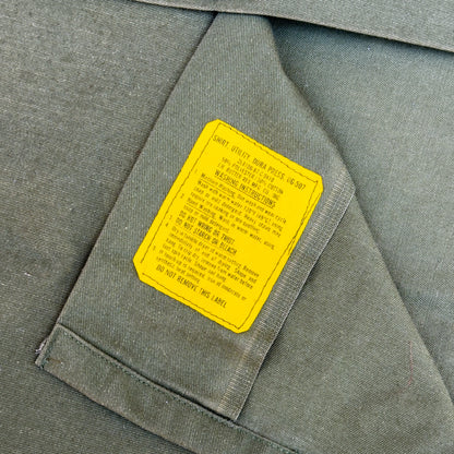 1987's U.S. ARMY OG 507 UTILITY SHIRT
