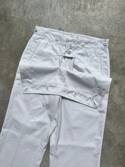 1992s GERMAN ARMY WHITE NAVY PANTS