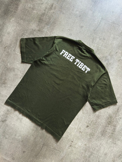 2000's SAVE TIBET GREEN TEE