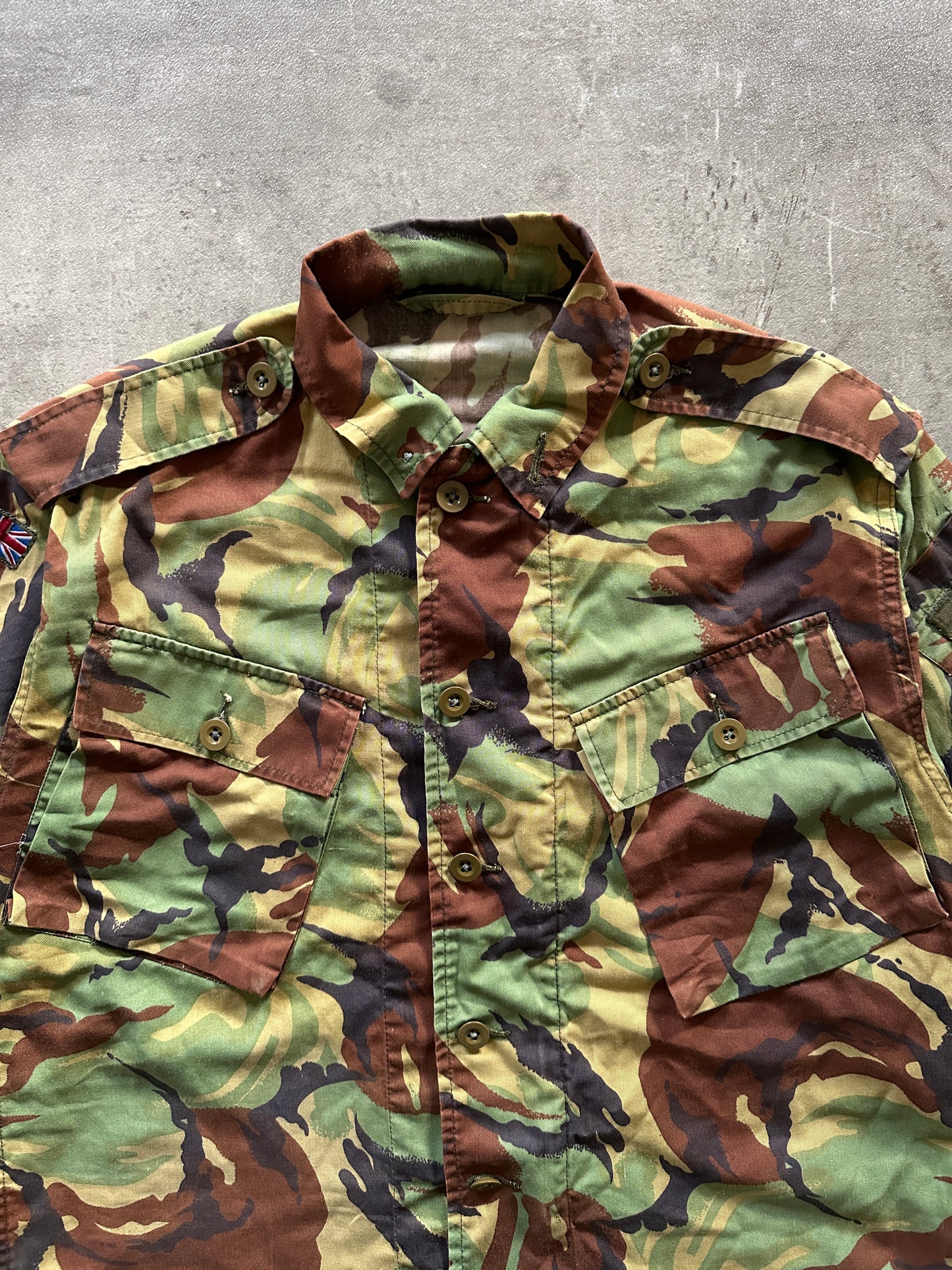 1990's BRITISH ARMY CAMO SHIRT