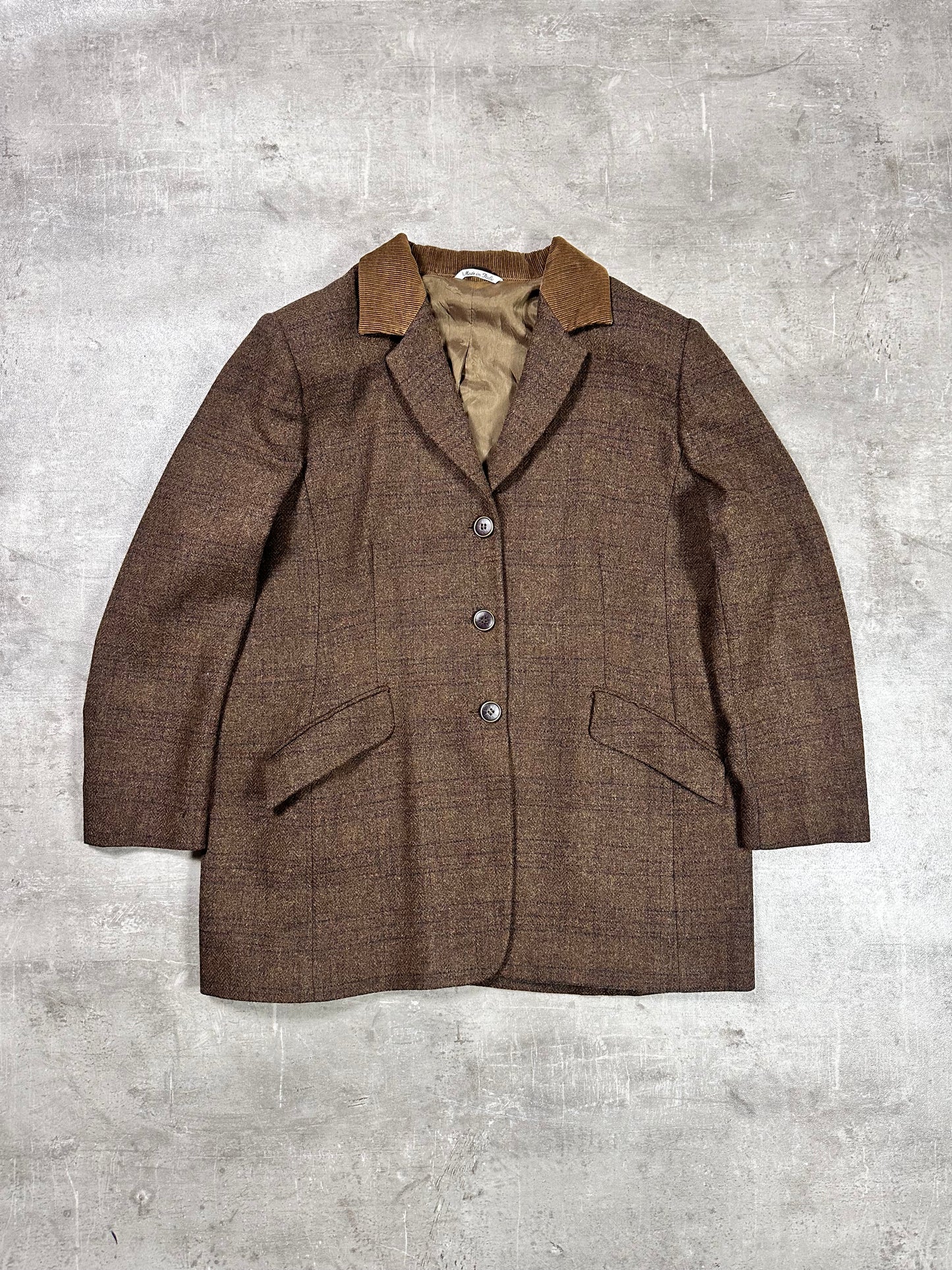 VINTAGE WOOL BLAZER JACKET