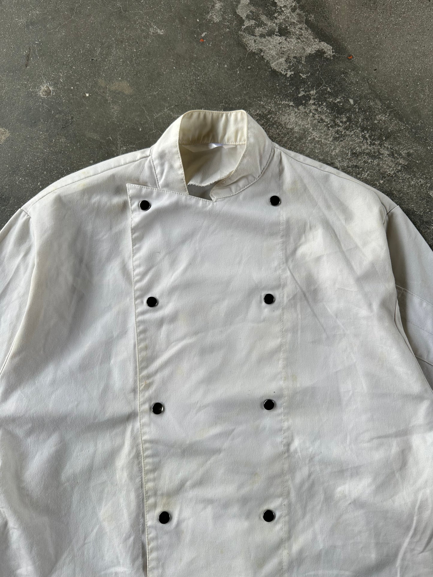 90s GERMAN ARMY CHEF UNIFORM SHIRT