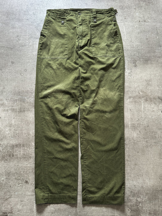 1980's FATIGUE BRITISH ARMY OG PANTS