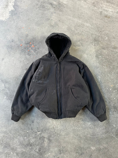1990s DISTRESSED WORKWEAR JACKET