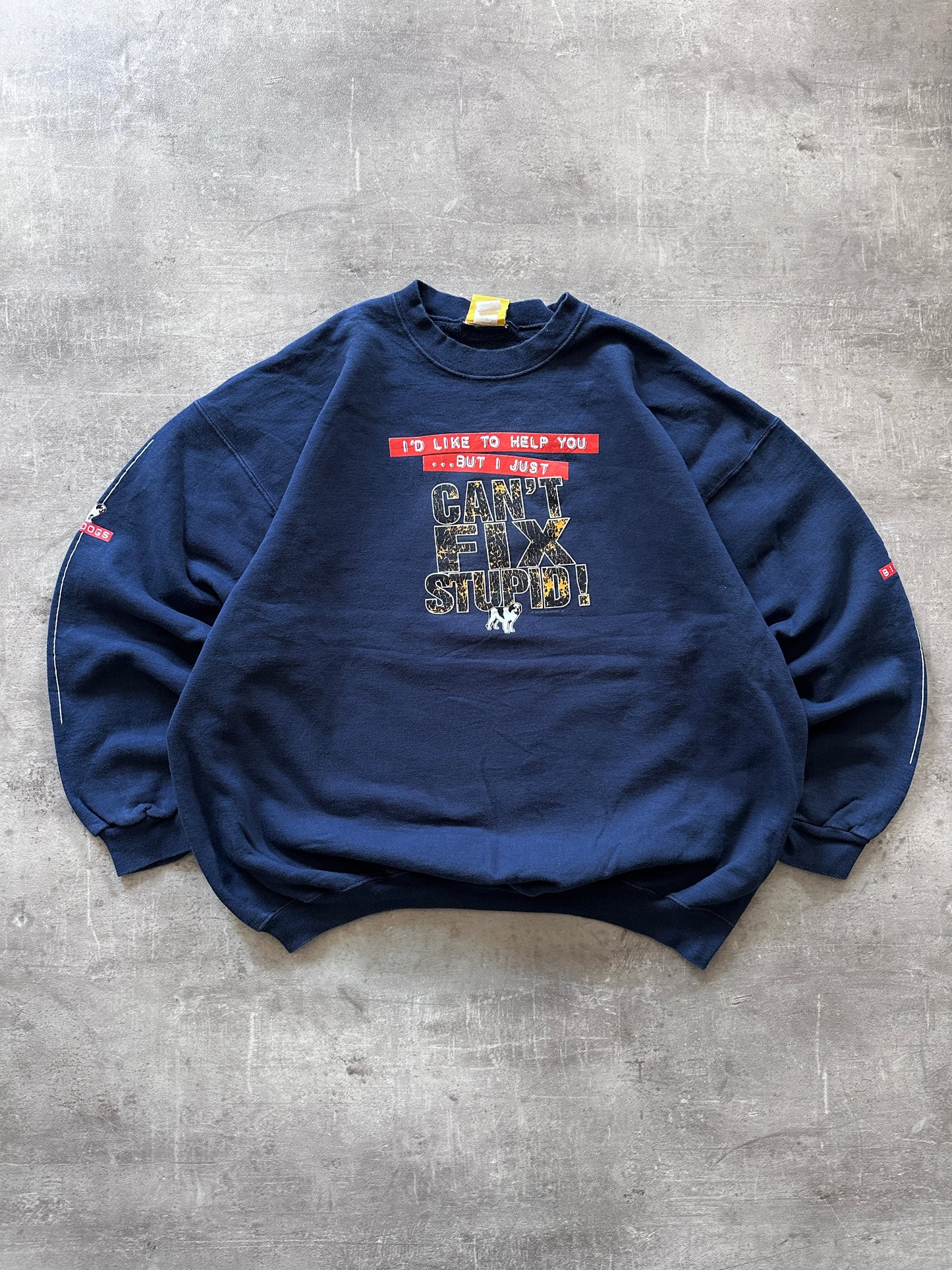 1990's BOXY GRAPHIC CREWNECK