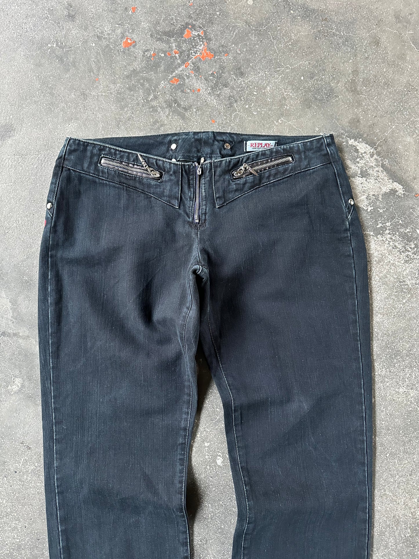 2000s REPLAY LOW WAIST DENIM