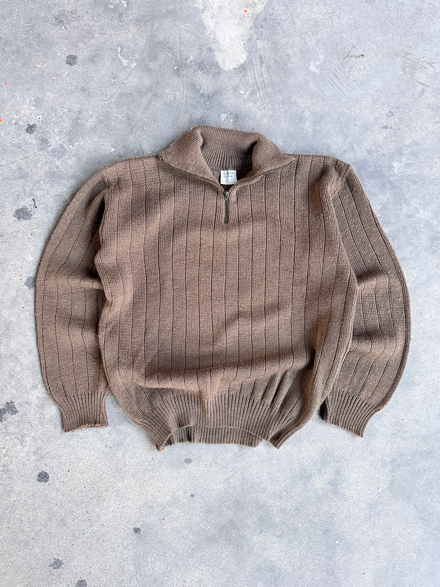 1980s FRENCH ARMY WOOL SWEATER