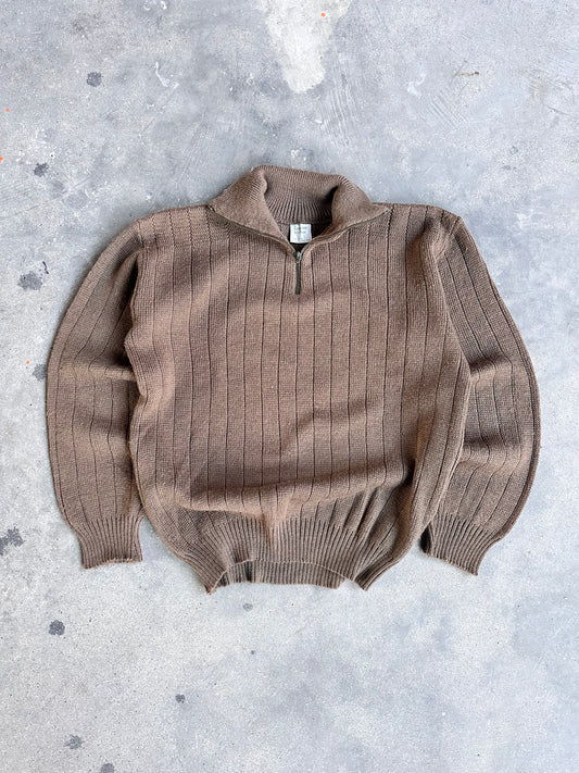 1980s FRENCH ARMY WOOL SWEATER