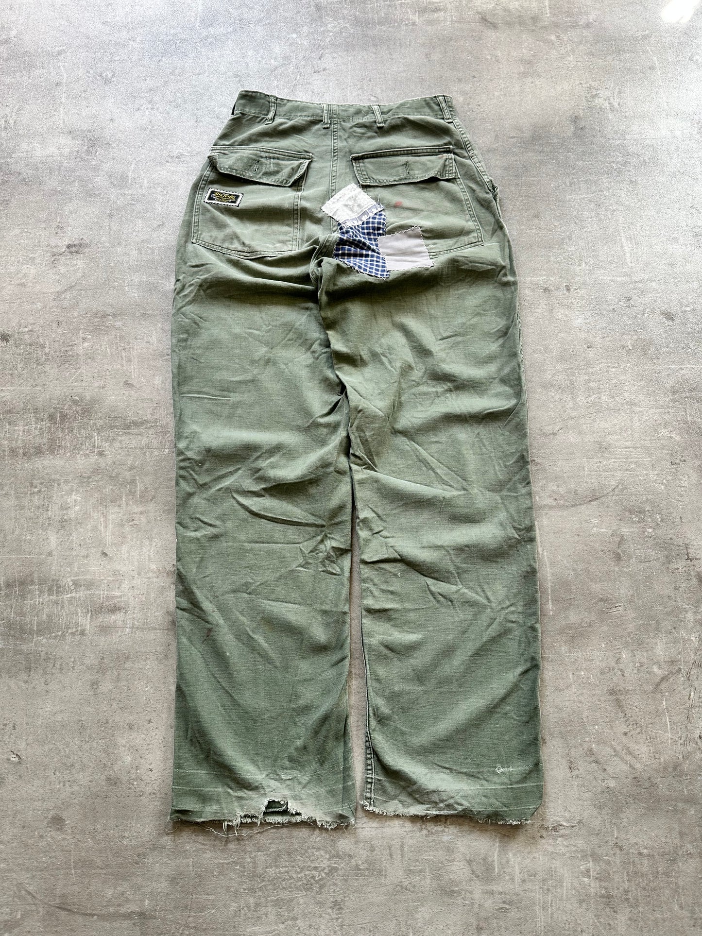 1970s US ARMY OG 107 TYPE 1 PANTS