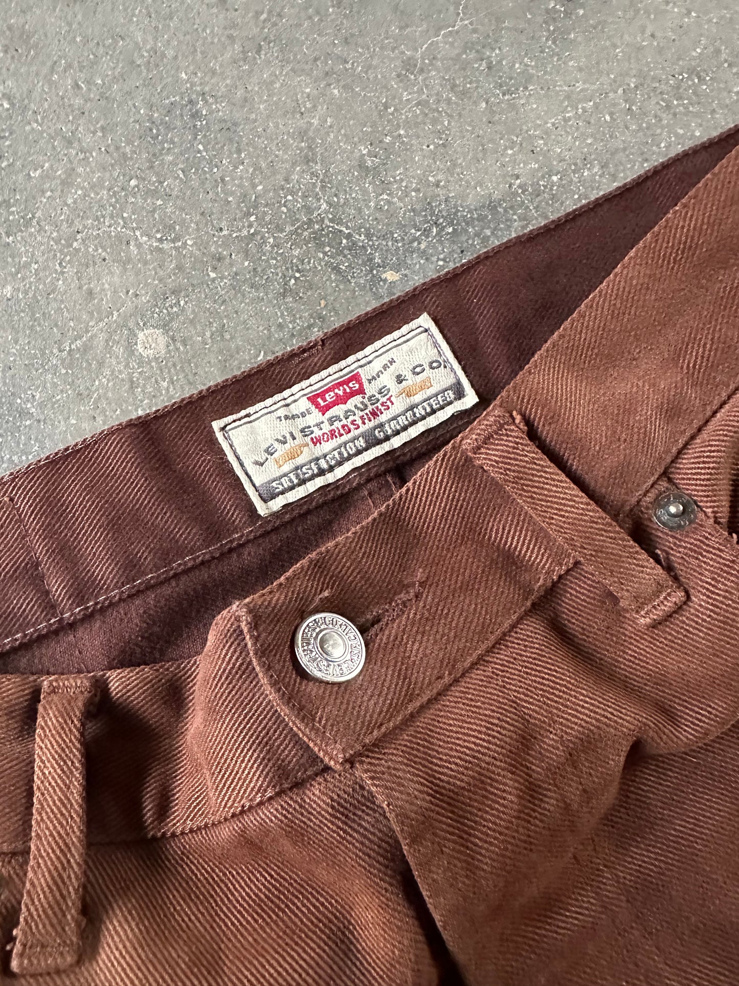 LEVIS 440 SUNFADED PANTS 33/34