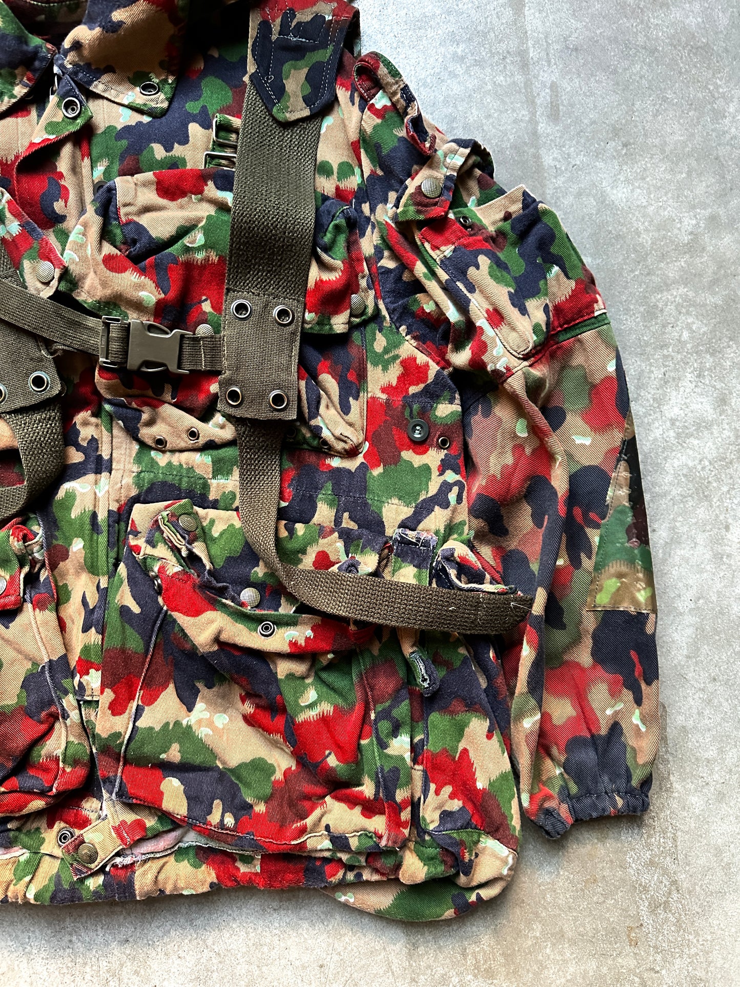 1980's M70 SWISS ARMY "ALPENFLAGE CAMO" JACKET
