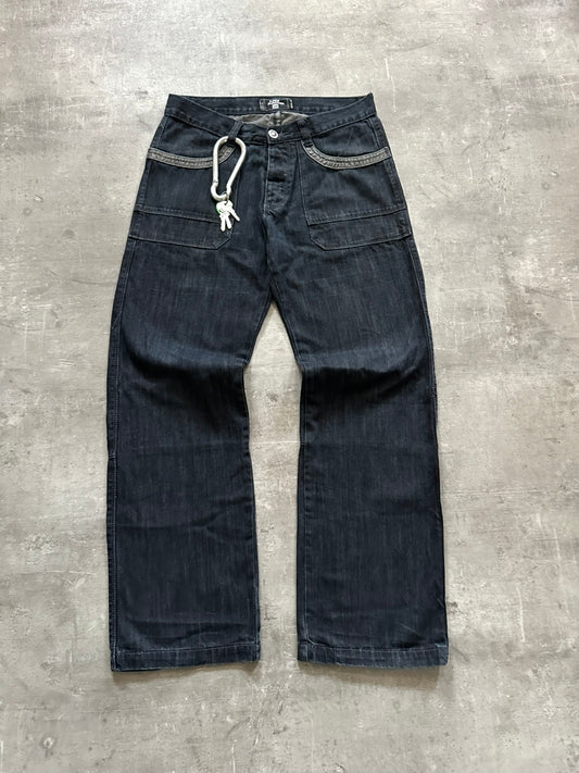 2000s NOFEAR HIP HOP DENIM W32