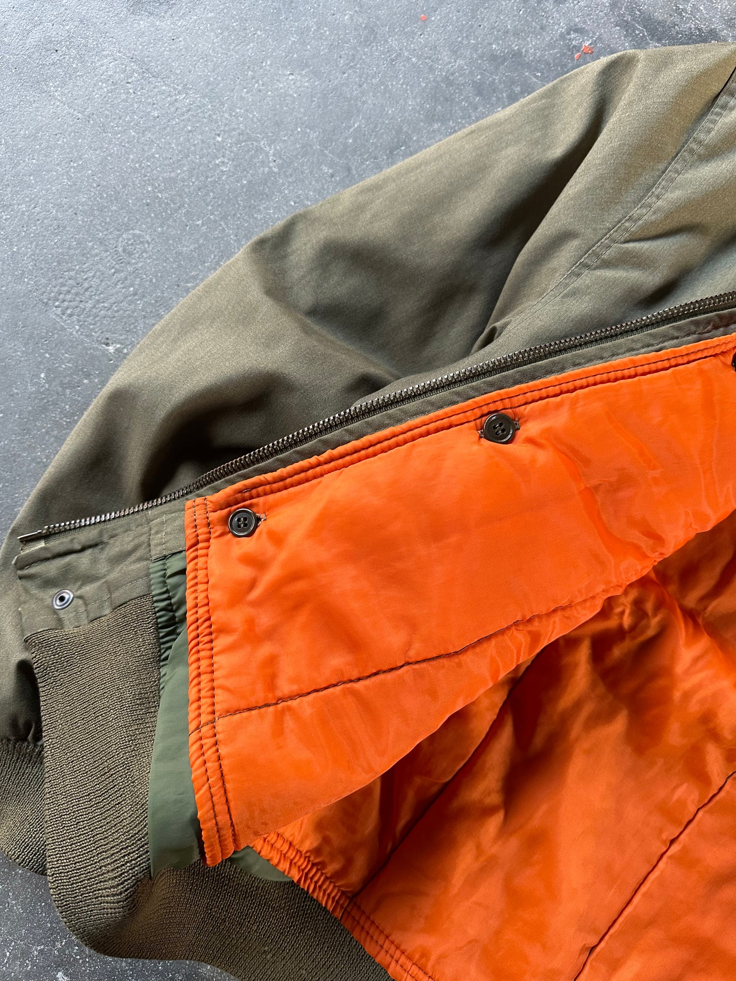 1980s BOMBER JACKET L-2B ITALIAN ARMY