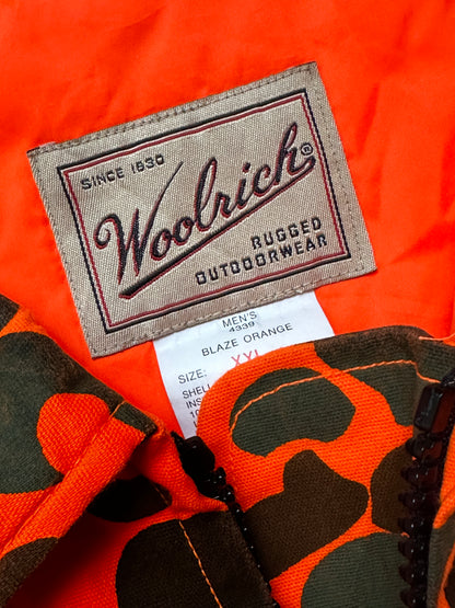WOOLRICH ORANGE DUCK CAMO JACKET