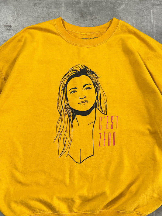 2000s "C'EST ZERO" BOXY CREWNECK