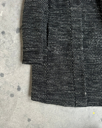 00s ARMANI JEANS BOUCLE' SNAP BUTTON COAT