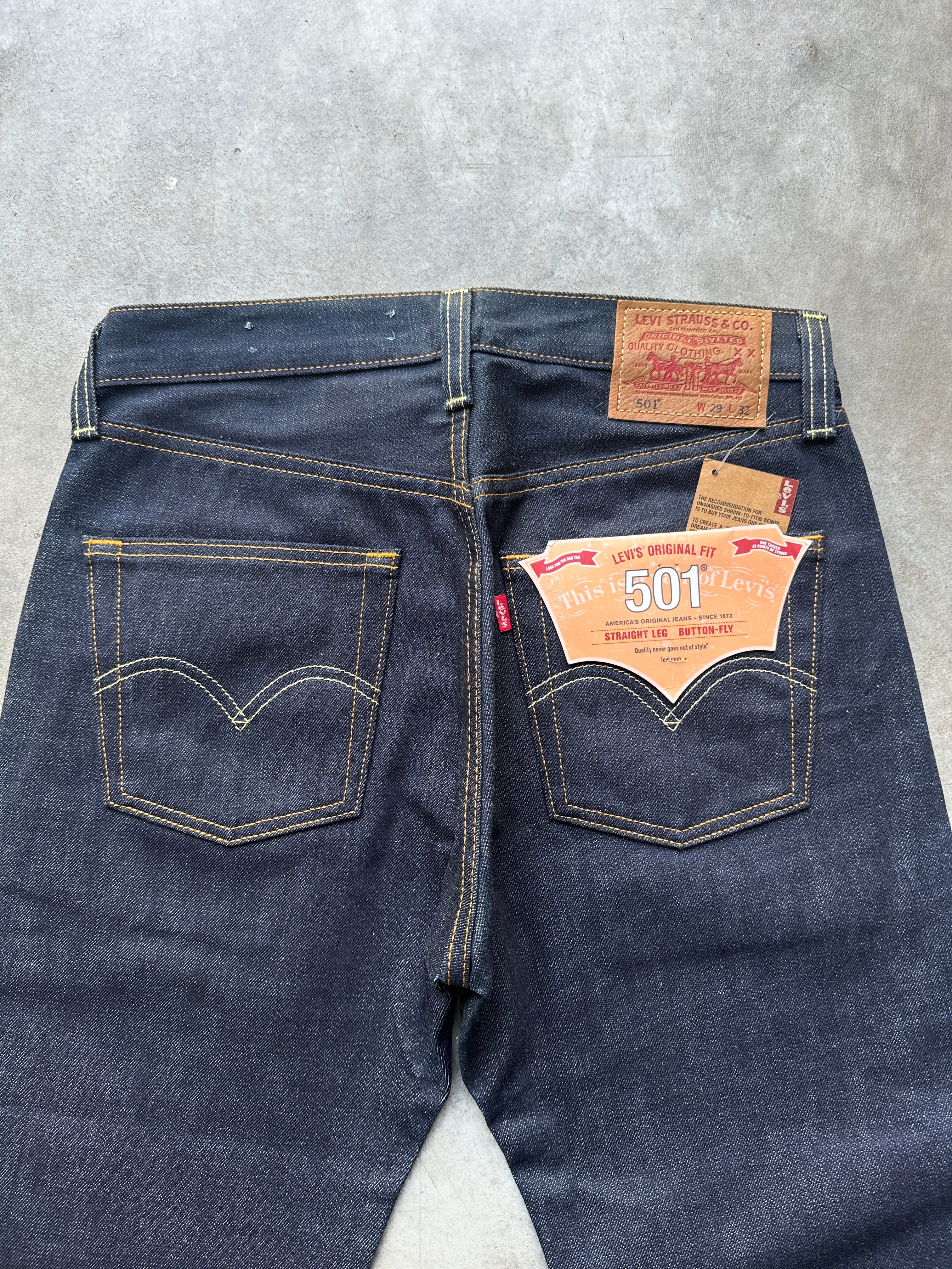 LEVIS 501 SELVEDGE RAW DENIM (DEADSTOCK) | 4C Global – 4C GLOBAL