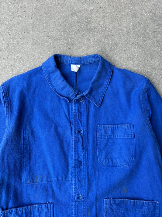 80s BLEU FRENCH WORK JACKET