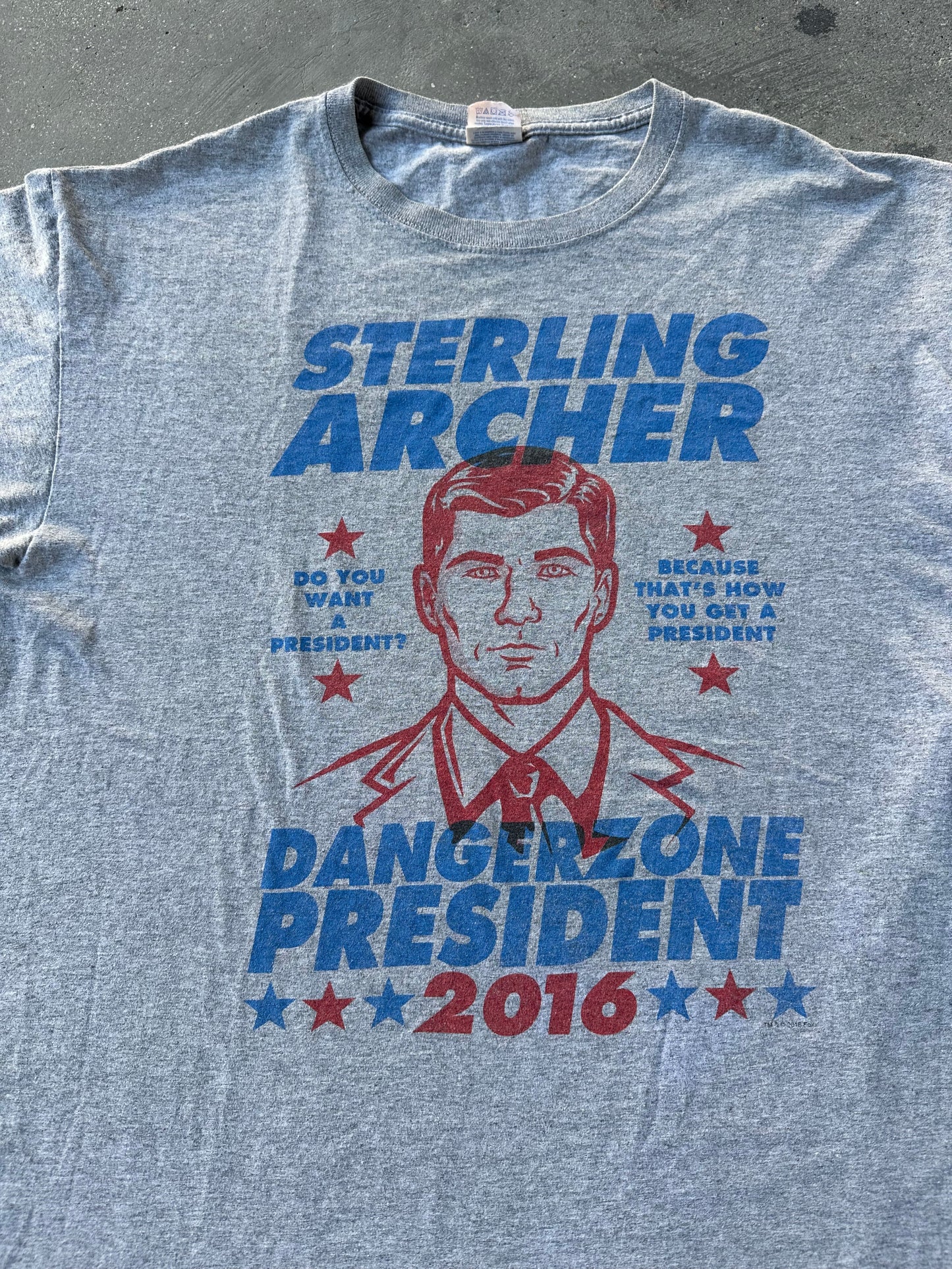 2016 STERLING ANCHER 4 PRESIDENT TV SHOW TEE