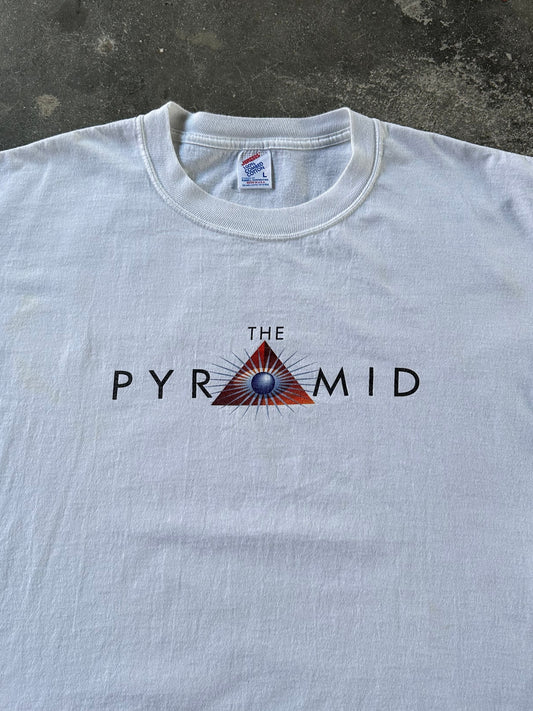 EARLY 2000s "THE PYRAMID" ILLUMINATI PROMO TEE
