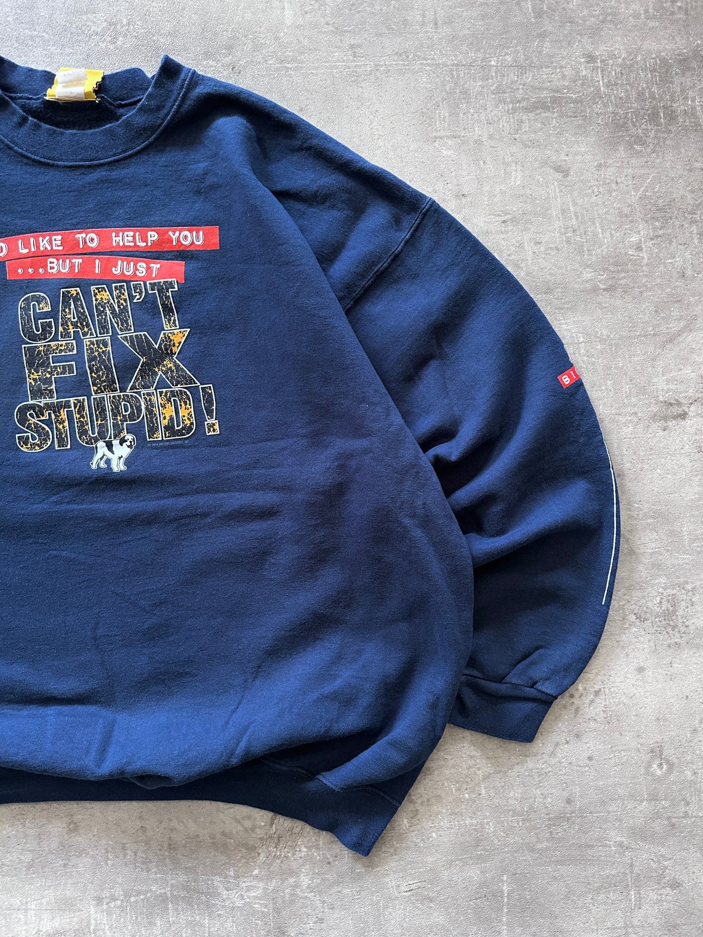 1990's BOXY GRAPHIC CREWNECK