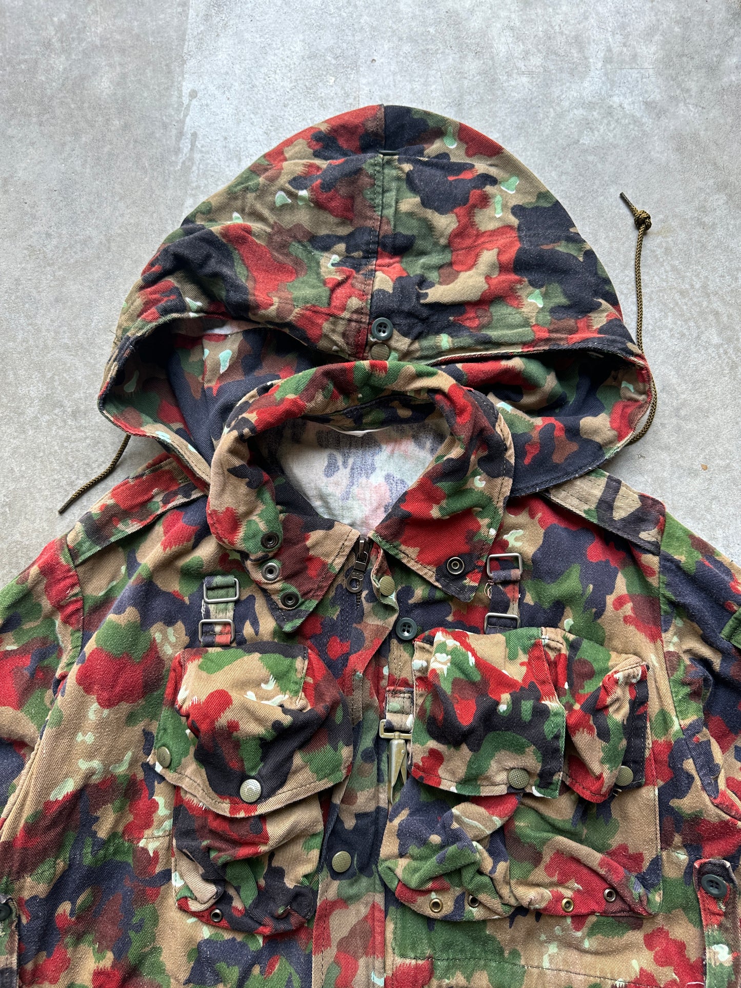 1970's M70 SWISS ARMY "ALPENFLAGE CAMO" JACKET