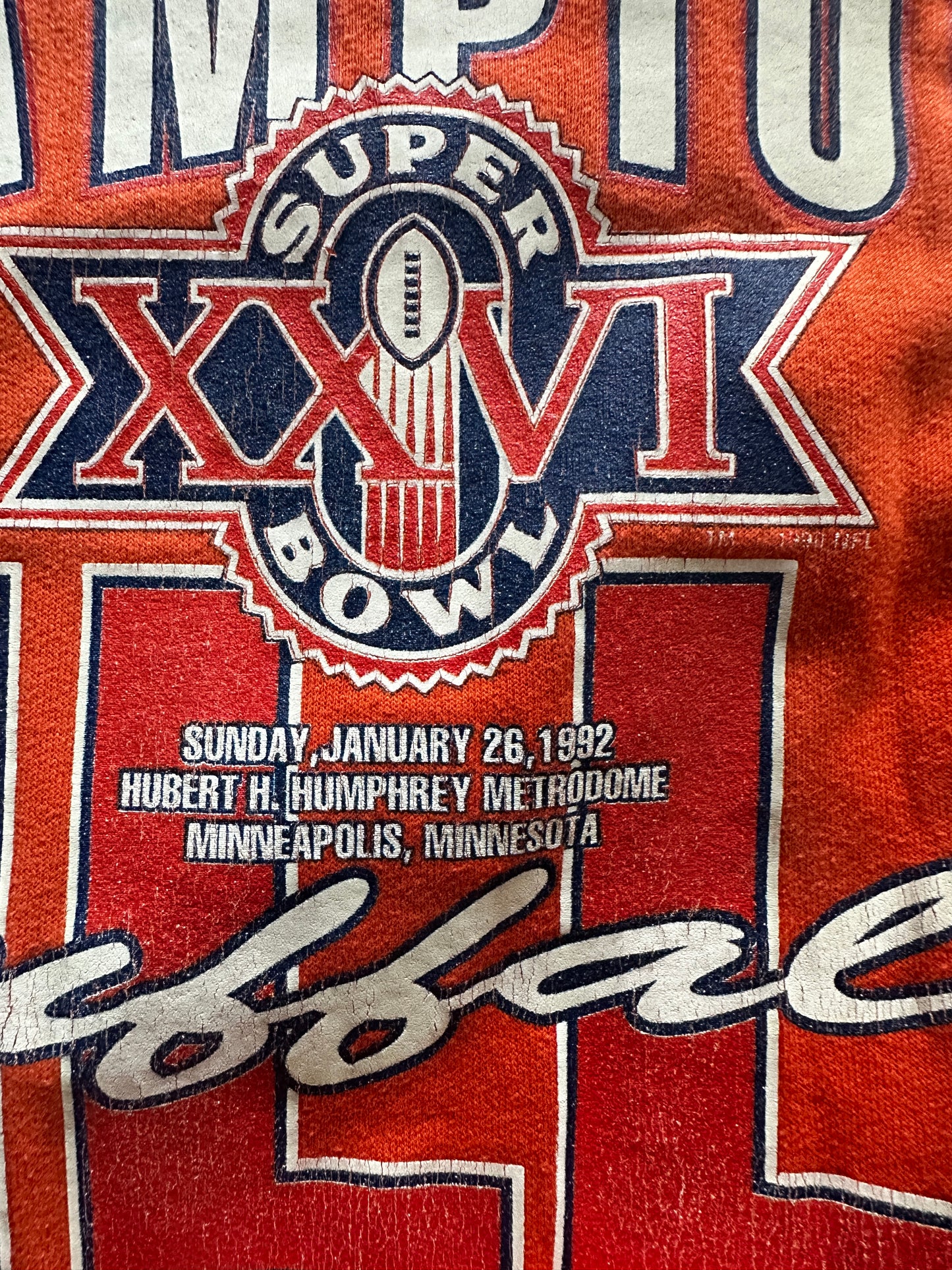 1992's BUFFALO BILLS AFC SUPERBOWL CREWNECK