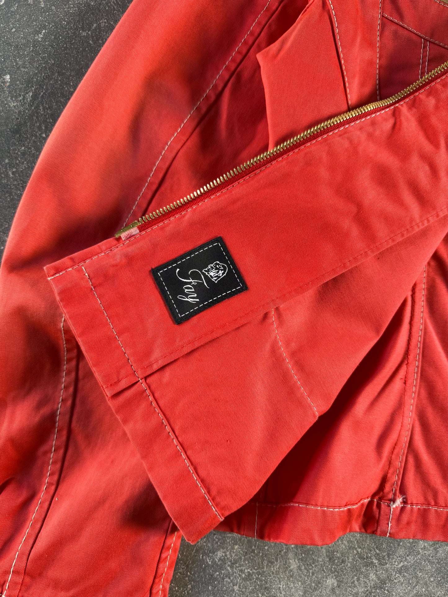 2000s FAY WOMAN MOTORCYCLE JACKET