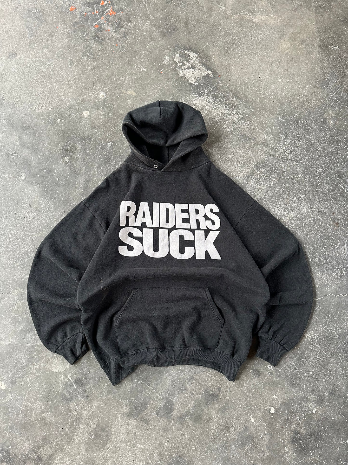 1990s "RIDERS SUCK" HOODIE